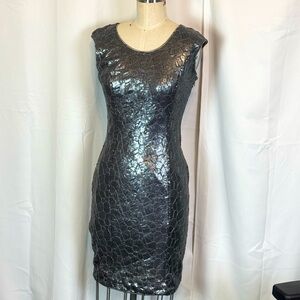Silver sequins dress!